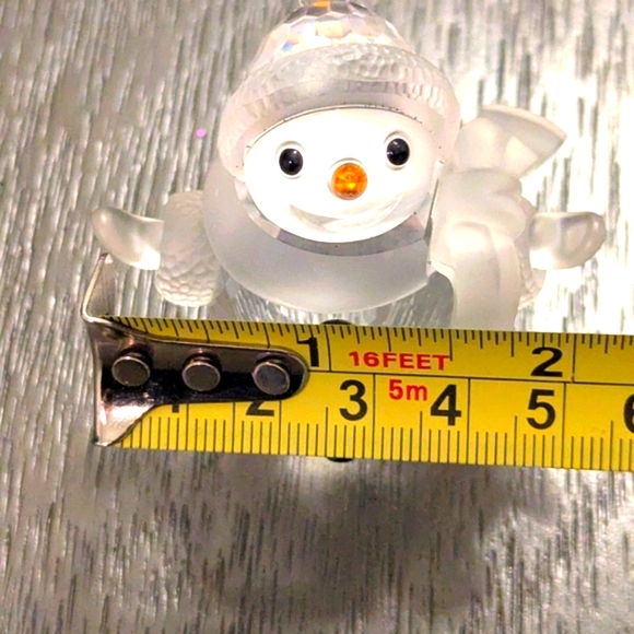 SWAROVSKI CRYSTAL SNOWMAN 250229 RETIRED RARE No Box - Picture 4 of 12